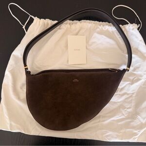 Toteme suede scooped shoulder bag